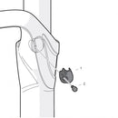 ?HLINS Hose Clamp for Suspension Forks - 18850-04