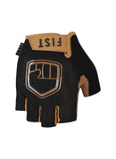 FIST GLOVES Black N Tan 1/2 Finger Glove