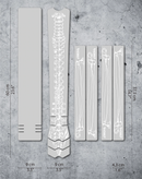 DYEDBRO FRAME PROTECTON-BONES (MATTE)