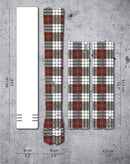 DYEDBRO FRAME PROTECTON- RED TARTAN (MATTE)