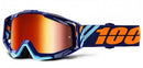 100% Goggle Racecraft Calculus Navy Red Mirror