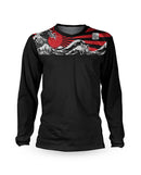 LOOSE RIDERS Jersey Long Sleeve-Rising Sun