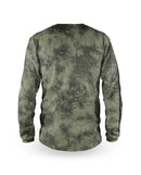 LOOSE RIDERS Jersey Long Sleeve-Tie Dye Army