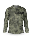 LOOSE RIDERS Jersey Long Sleeve-Tie Dye Army