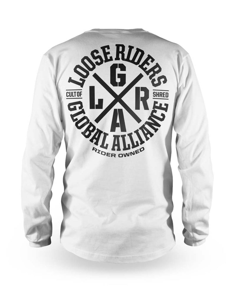 LOOSE RIDERS Jersey Long Sleeve Industrial White