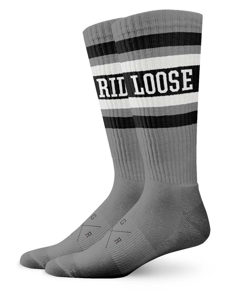 LOOSE RIDERS Socks 2 Pack Grey