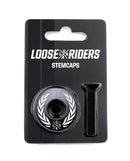 LOOSE RIDERS Stem Cap Laurel Black