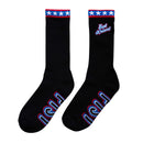 FIST SOCKS EVEL KNIEVEL CREW SOCK-BLACK