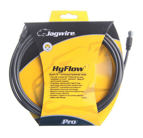 Jagwire hose set HyFlow Hydraulic Quick-Fit Teflon 3000mm black/carbon
