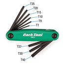 PART TOOL FOLD-UP TORX® COMPATIBLE WRENCH SET