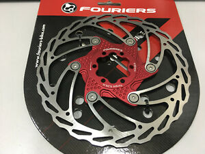 Fouriers Brake Disc Rotor 180mm Red