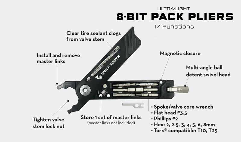WOLF TOOTH -8-Bit Pack Pliers
